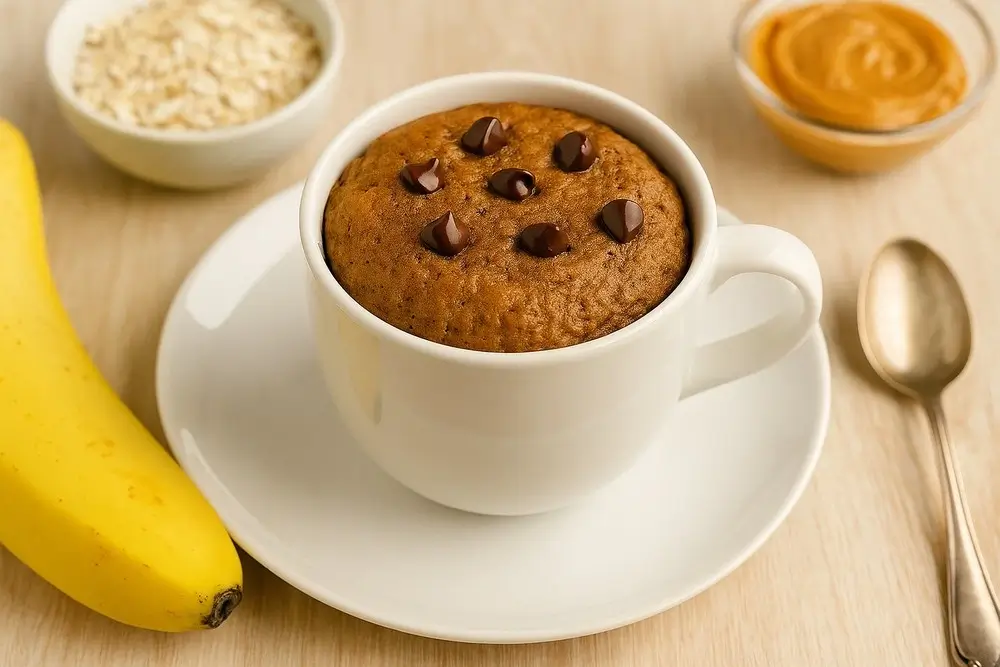 Bolo Saudável de Micro-ondas: Lanche da Tarde Prático e Sem Culpa
