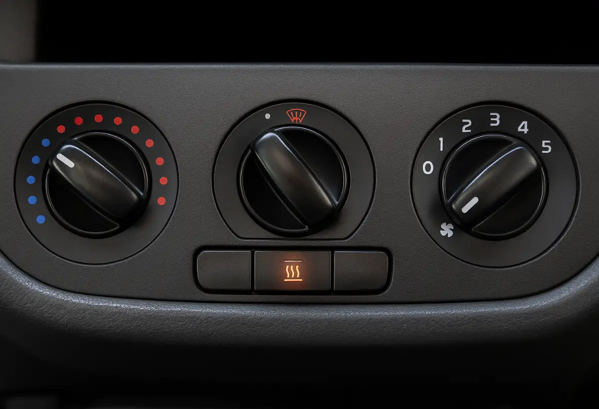 Ar quente de carro popular no Brasil. Mostrando como economizar combustível no inverno, com apenas esse truque.