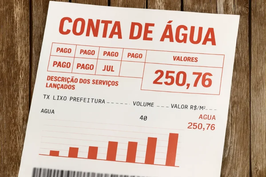 Conta de água alta no inverno, problema que vem afetando inumeros brasileiros nesse inverno de 2025 por não como reduzir os gastos e economizar na conta.