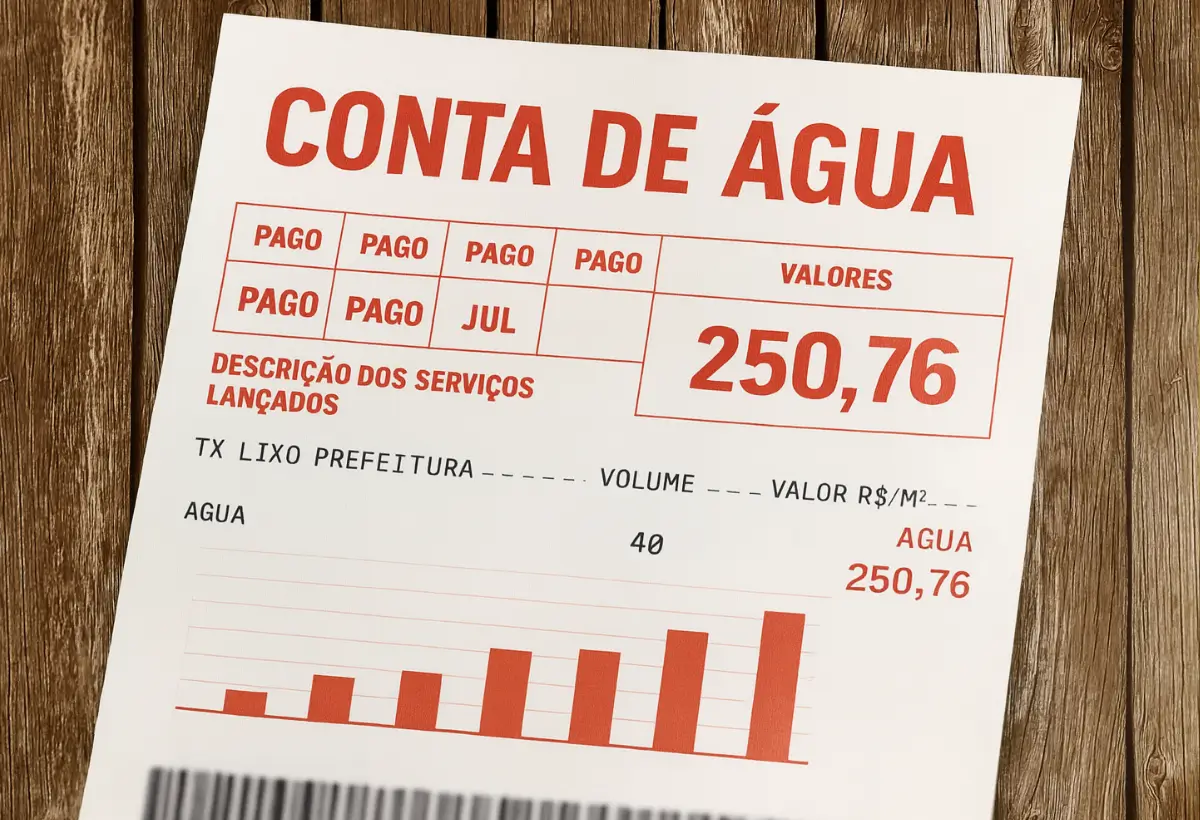 Conta de água alta no inverno, problema que vem afetando inumeros brasileiros nesse inverno de 2025 por não como reduzir os gastos e economizar na conta.