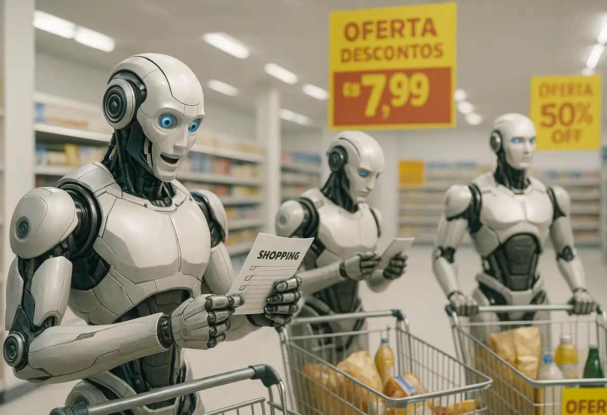 Robos em supermercado usando Lista de Compras Completa com ChatGPT e aproveitando as promoções